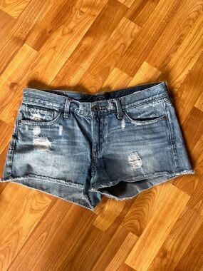 Lucky Women’s Light Blue Distressed Denim Jean Shorts